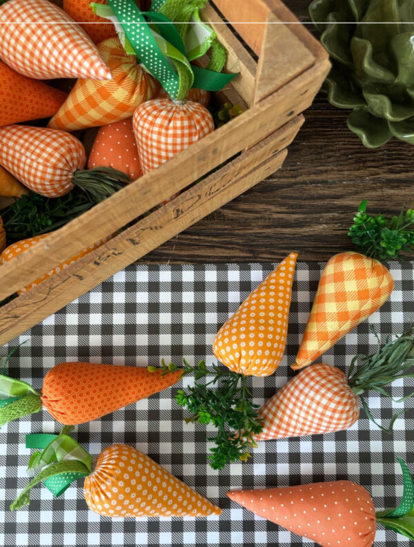 ZANAHORIAS DE TELA