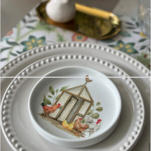 PLATO DE PAN GALLINAS