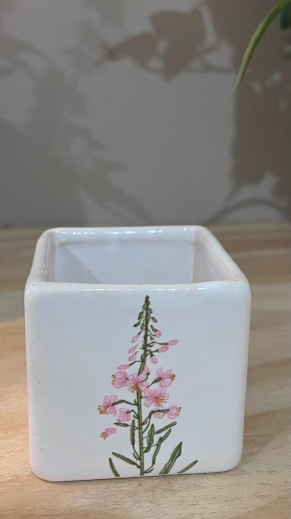 CUBO MINI FLORES ROSAS