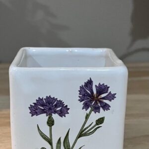 CUBO MINI FLORES MORADAS