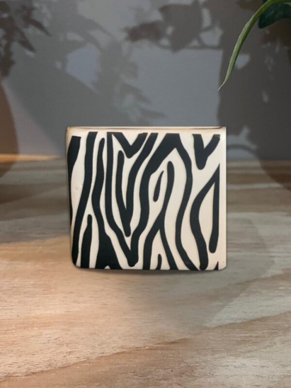 CUBO MINI ANIMAL PRINT CEBRA