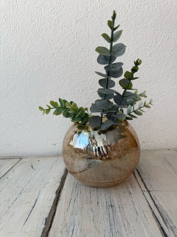 FLORERO AMBAR PECERA