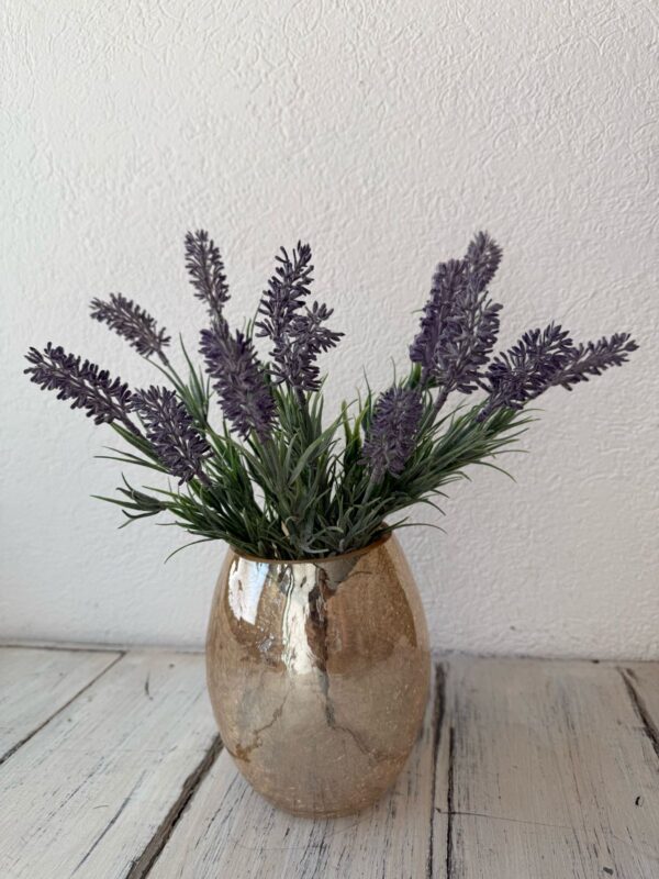 FLORERO AMBAR HUEVO