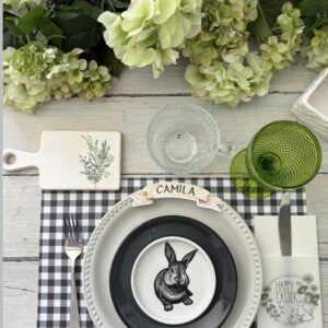 PLATO DE PAN CONEJO NEGRO